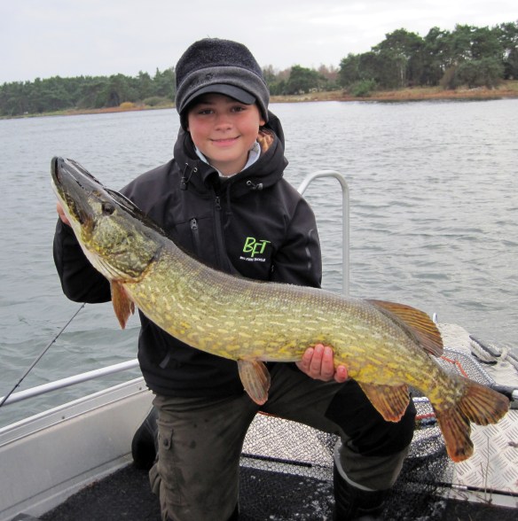 Willy med sin 102:a 7,8 kilo tung