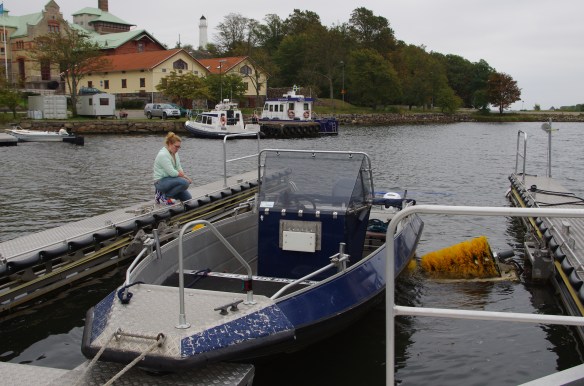 Rent under. Båttvätten i Karlskrona